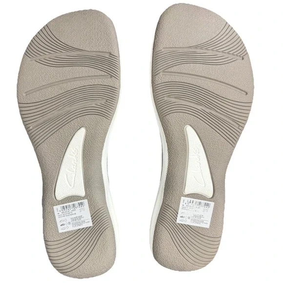 Clarks Women's Brinkley Jazz Flip Flops Cloudsteppers Size 11 Navy Blue New - Picture 10 of 12